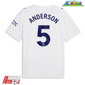 Manchester City Elliot Anderson #5 Tercera Equipación 2026-27 Manga Corta